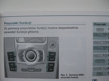 Audi A6 C6 MMI instrukcja nawigacji Audi Q7 MMI PL