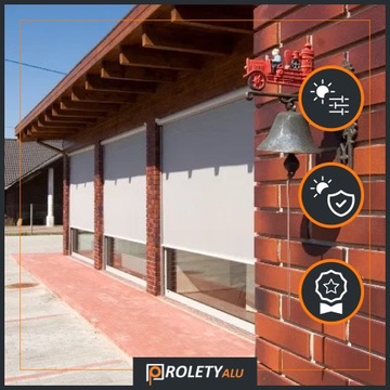 Рефлекторная текстильная рулонная штора, ручной привод