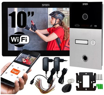 WIDEODOMOFON 5TECH ODCISK PALCA FURTKA BRAMA APKA