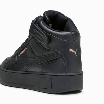 Buty sneakersy skórzane damskie Puma Carina 2 392337 02 WYGODNE ZA KOSTKĘ