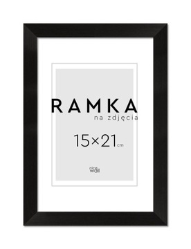 Ramka na zdjęcia 15x21 cm 21x15 cm Czarna Prezent Na Dzień Ojca