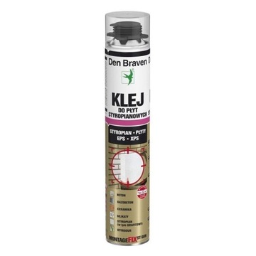 Den Braven Klej do płyt styropianowych 750ml szary