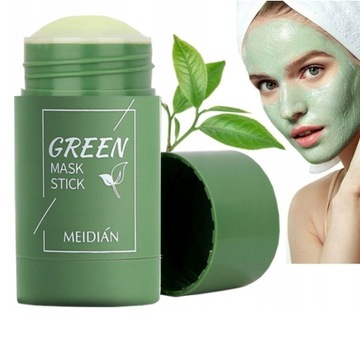 MASECZKA DO TWARZY GREEN TEA STICK OCZYSZCZA WĄG