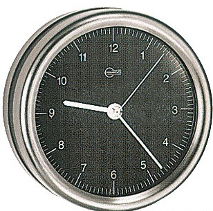 ZEGAR KWARC BARIGO ORION CHROM CZARN TARCZ 2808270