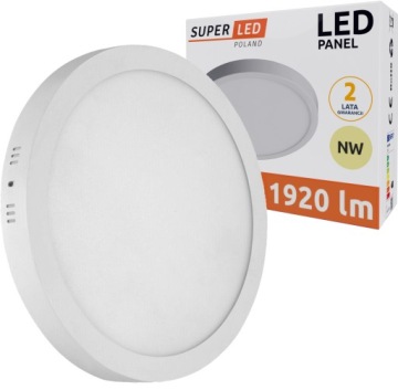 Panel Plafon LED Natynkowy 24W CCD SuperLED