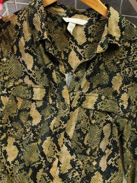 H&M Koszula damska z wzorem modna wężowa r. L 40