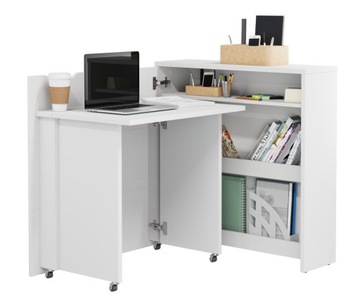 Biurko zamykane połysk WORK CONCEPT CW02 90 cm