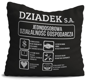 PODUSZKA DZIEŃ BABCI I DZIADKA NADRUKIEM PREZENT
