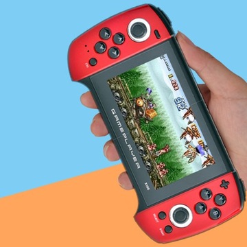 X18Plus 4,3-дюймовая портативная игровая консоль в стиле ретро с большим экраном