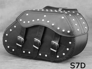 КОЖАНЫЕ СУМКИ ДЛЯ МОТОЦИКЛА S7D CHOPER + БЕСПЛАТНО