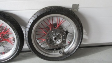 Диски супермото переднее заднее колесо Suzuki DR 125 2009 г. Инжектор