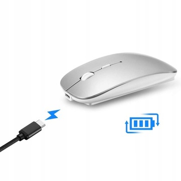 БЕСШУМНАЯ БЕСПРОВОДНАЯ МЫШЬ PLUG and PLAY ДЛЯ НОУТБУКОВ C