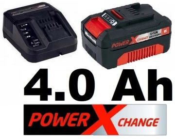 Einhell Zestaw startowy 18V 4,0 Ah i ładowarka