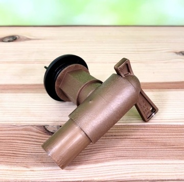 ЛЕНТА, СЛИВНОЙ КЛАПАН 3/4, КРАН для бочки с дождевой водой, золотой, для МАУЗЕРА