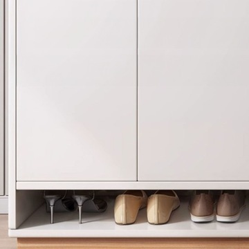 СОВРЕМЕННЫЙ КОМОД, БЕЛАЯ ЕМКОСТЬ ДЛЯ ОБУВИ, КНИЖНЫЙ ШКАФ ДЛЯ ОБУВИ, 2 ДВЕРИ, УЗКИЙ