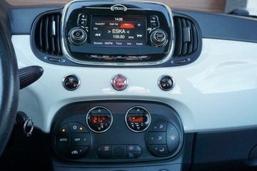 Fiat 500 II Seria 4 1.2 69KM 2017 FIAT 500 LOUNGE 1,2 DACH PANORAMICZNY AUTOMATYCZNA KLIMATYZACJA 2 PARY KÓŁ, zdjęcie 12