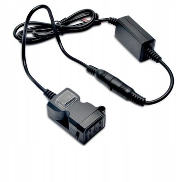 ВОДОНЕПРОНИЦАЕМОЕ ЗАРЯДНОЕ УСТРОЙСТВО ДЛЯ МОТОЦИКЛА 2x USB