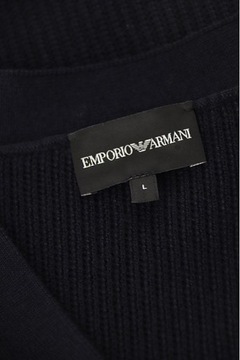 Emporio Armani sweter niebieski rozmiar L