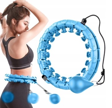 HULA HOP Z OBCIĄŻENIEM Odchudzające Obciążnik