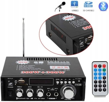 УСИЛИТЕЛЬ СТЕРЕО BLUETOOTH УСИЛИТЕЛЬ USB FM