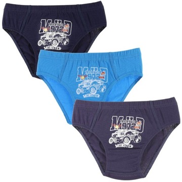 3x slipy majtki chłopięce MORAJ bawełna 152-158