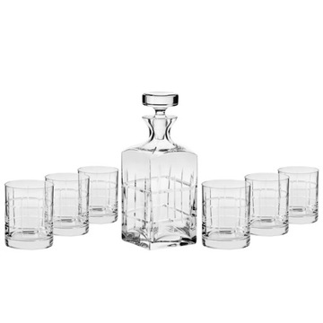 Komplet do whisky Noble KROSNO 6 szklanek, karafka