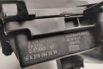 POUZDRO FILTRU VZDUCHU MERCEDES-BENZ GL (X166) A2780940004 4.7L GASOLINE