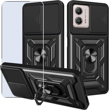 ETUI PANCERNE SLIDE do MOTO G53 5G G13 G23 |+SZKŁO