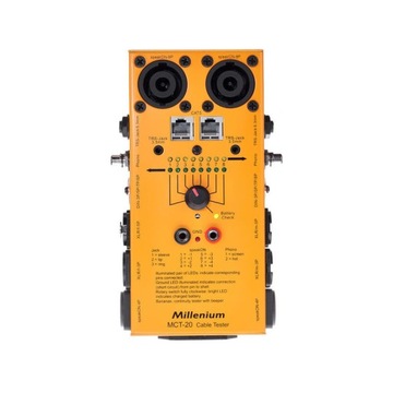 Кабельный тестер XLR DMX Speakon Jack RCA Millenium MCT-20