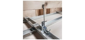 ВРАЩАЮЩАЯСЯ ВЕСЕЛКА BUDMAT С ПРУЖИНОЙ для профилей CD60, гипсокартона, потолков, 100 шт.