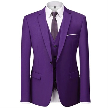 Men's Blazer Business Slim Official Solid Color Gr