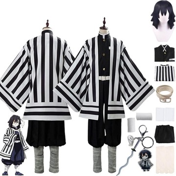 Demon Slayer Iguro Obanai Cosplay Kostium Per