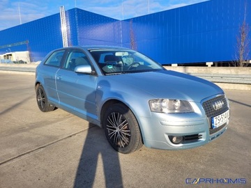 Audi A3 8P Hatchback 3d 1.6 102KM 2007 Audi A3 3-drzwiowe 1.6 MPi nowe opony Serwis Bezwypadkowy 1.6 Benzyna 102KM, zdjęcie 7