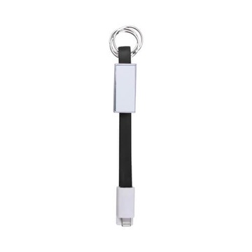 Brelok do kluczy - kabel do danych - czarny