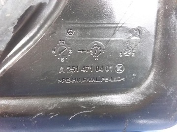 R-CLASS W251 3.0 CDI ТОПЛИВНЫЙ БАК A2514710401
