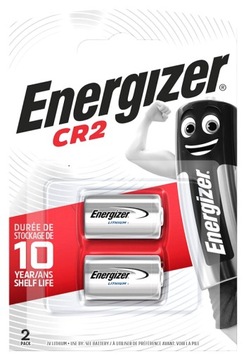 *2 литиевые батарейки Energizer CR2 в блистере.