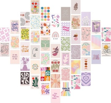 Украшение на стену винтажная наклейка Boho Set