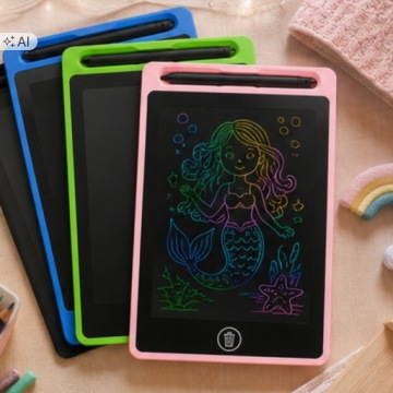 KOLOROWY ZNIKOPIS LCD DLA DZIECI TABLET графічний для малювання і нотаток