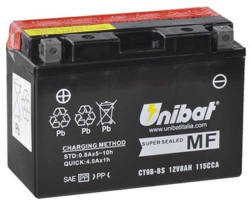 AKUMULATOR UNIBAT CT9B-BS YT9B 12V 8Ah YZF-R7 YZF-R6