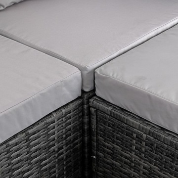 УГЛОВОЙ КОМПЛЕКТ САДОВОЙ МЕБЕЛИ TELDE КОМПЛЕКТ террасной мебели техноротанг