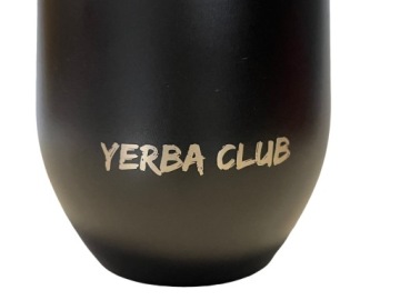 Matero Stalowe Yerba Club Black 350мл черная кружка Yerba Mate