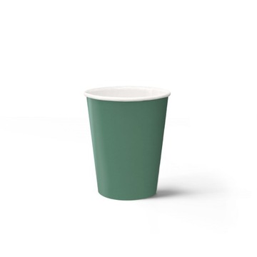 Kubeczki papierowe Dark Green 250ml, 8szt., PAW - Idealna dekoracja stołu