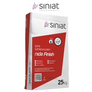 SINIAT Nida Finish gładź szpachlowa 25kg