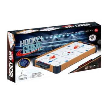 МИНИ-НАСТОЛЬНЫЙ ХОККЕЙ АЭРОХОККЕЙ ВОЗДУШНЫЙ ДЕРЕВЯННЫЙ СТОЛ ДЛЯ МИНИ-ХОККЕЯ XXL