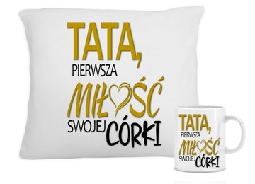 PODUSZKA KUBEK NA DZIEŃ TATY ZESTAW OJCA PREZENT