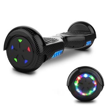 Samobalansująca deskorolka elektryczna Bluetooth Smart z głośnikami 6,5”