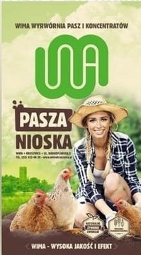 Koncentrat 25% dla kur niosek na jajka Wima 25kg