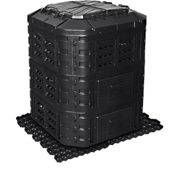 Kratka Trawnikowa czarna 50x50x4cm 10 szt. + 10 szt. kotw