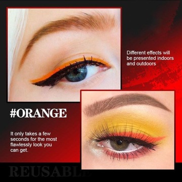 Многоразовые наклейки для макияжа с подводкой для глаз