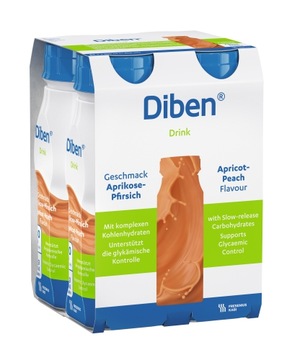 DIBEN DRINK o smaku morela-brzoskwina 4x200ml
